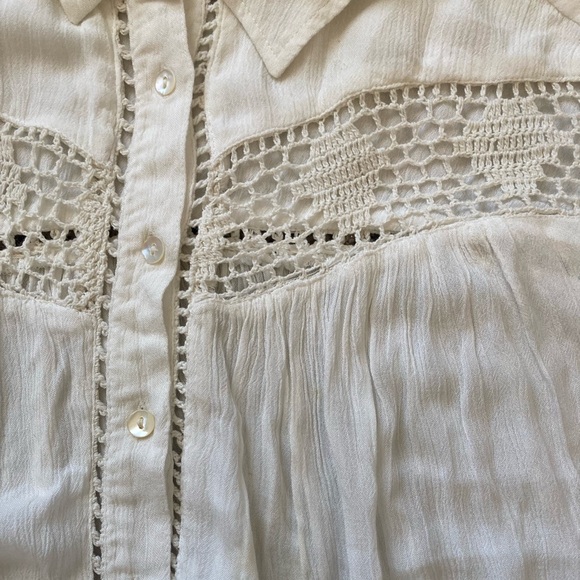 Free people white button down - Picture 4 of 7